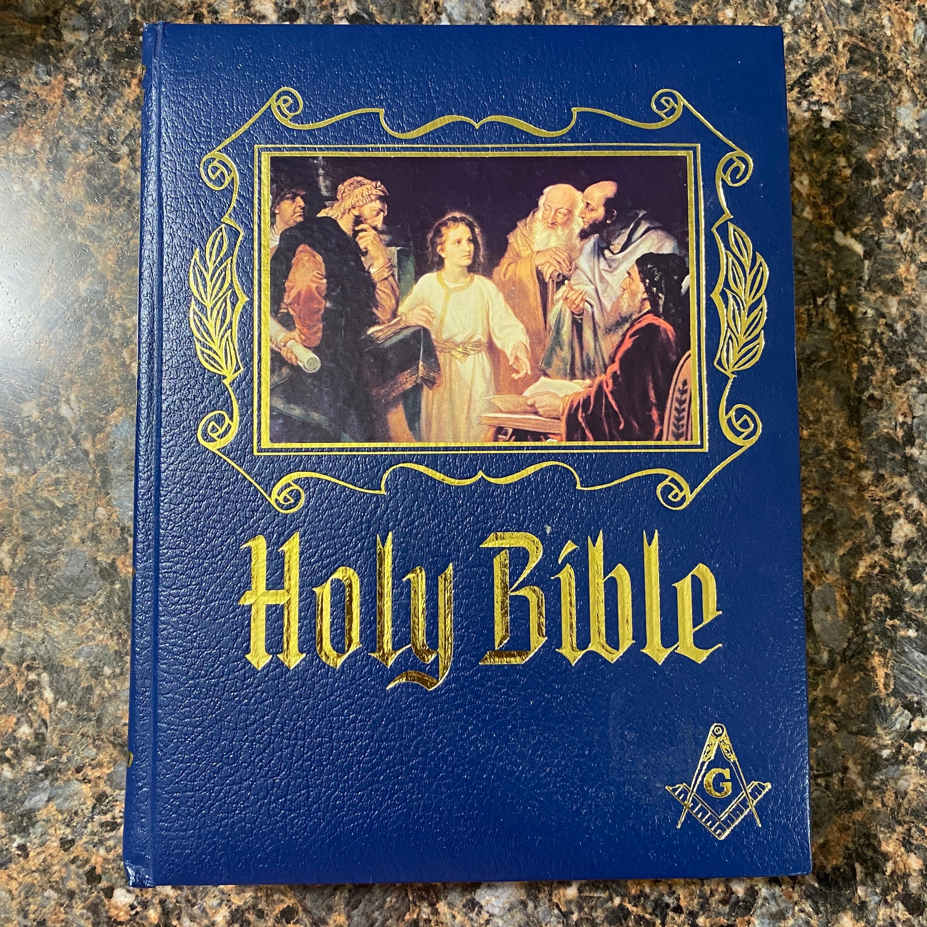 Holy Bible Heirloom Family Bible Masonic Edition Julia and James