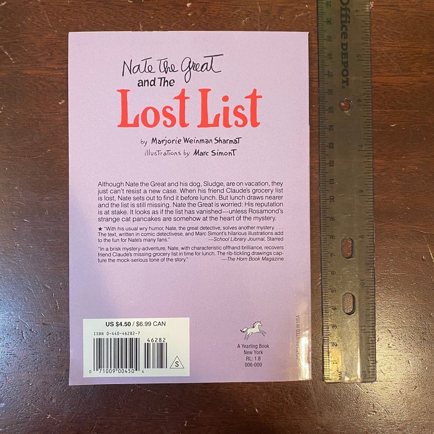 Nate the Great and the Lost List