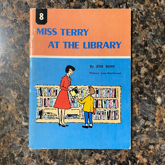 Miss Terry at the Library