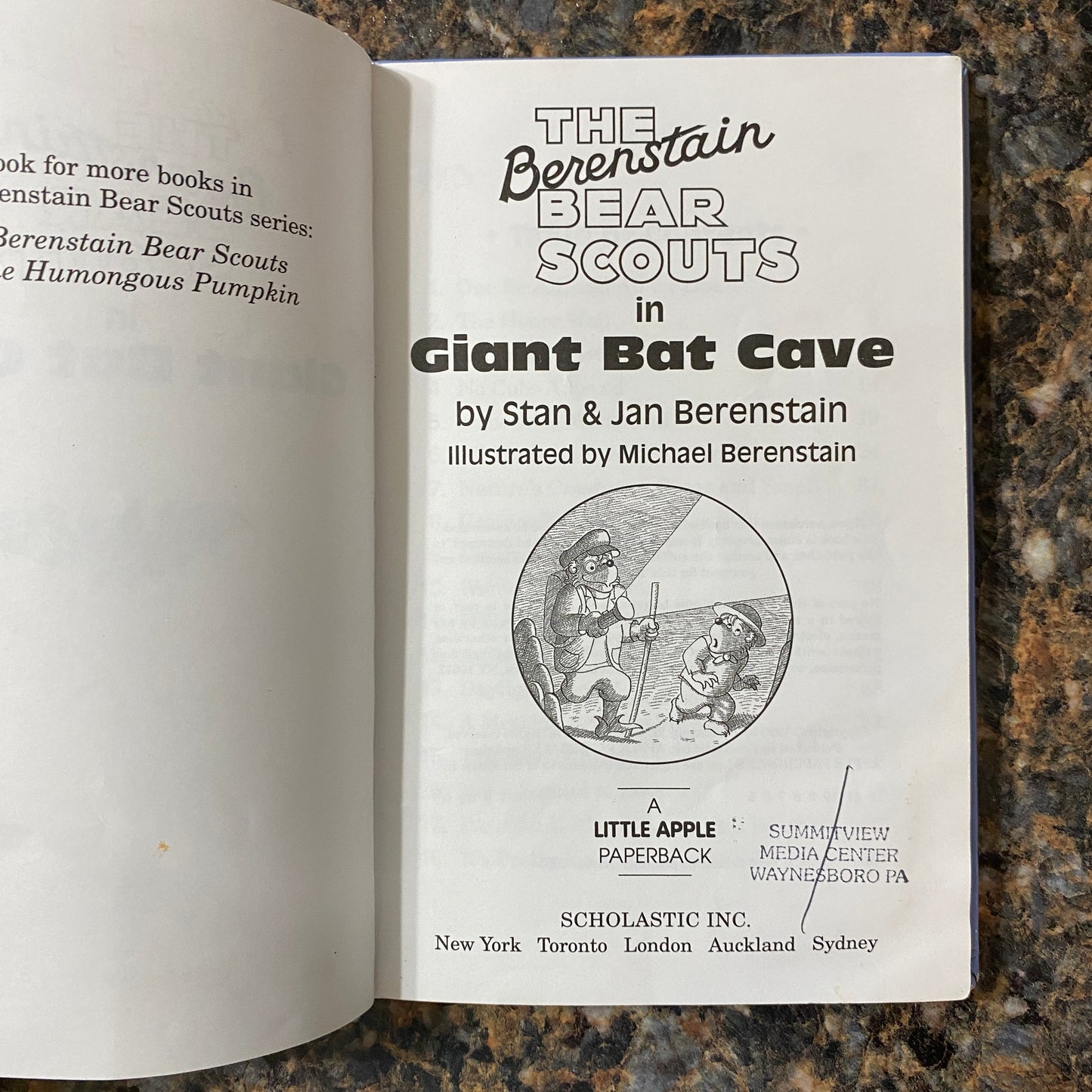 The Berenstain Bear Scouts in Giant Bat Cave