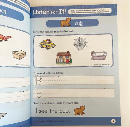 Kindergarten Read and Write Smart Start Workbook