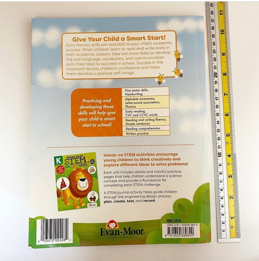 Kindergarten Read and Write Smart Start Workbook