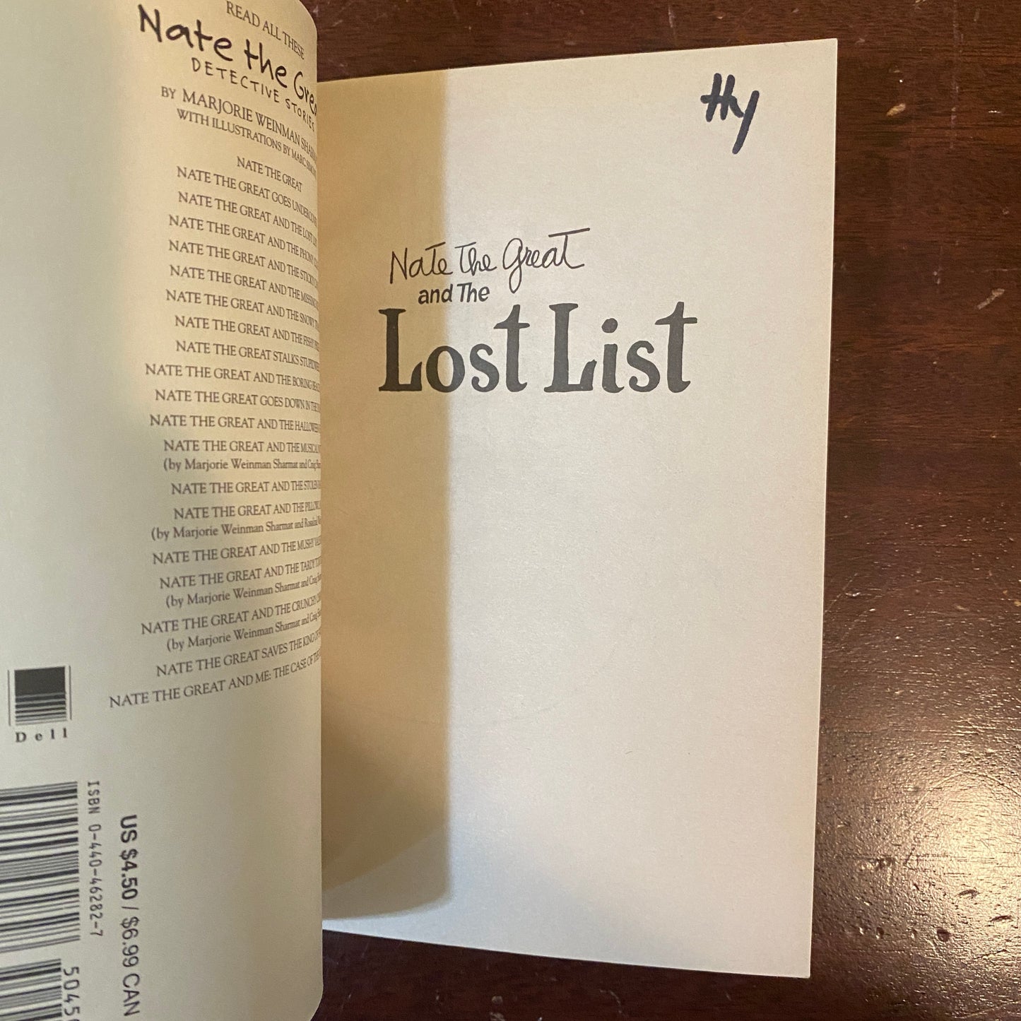 Nate the Great and the Lost List