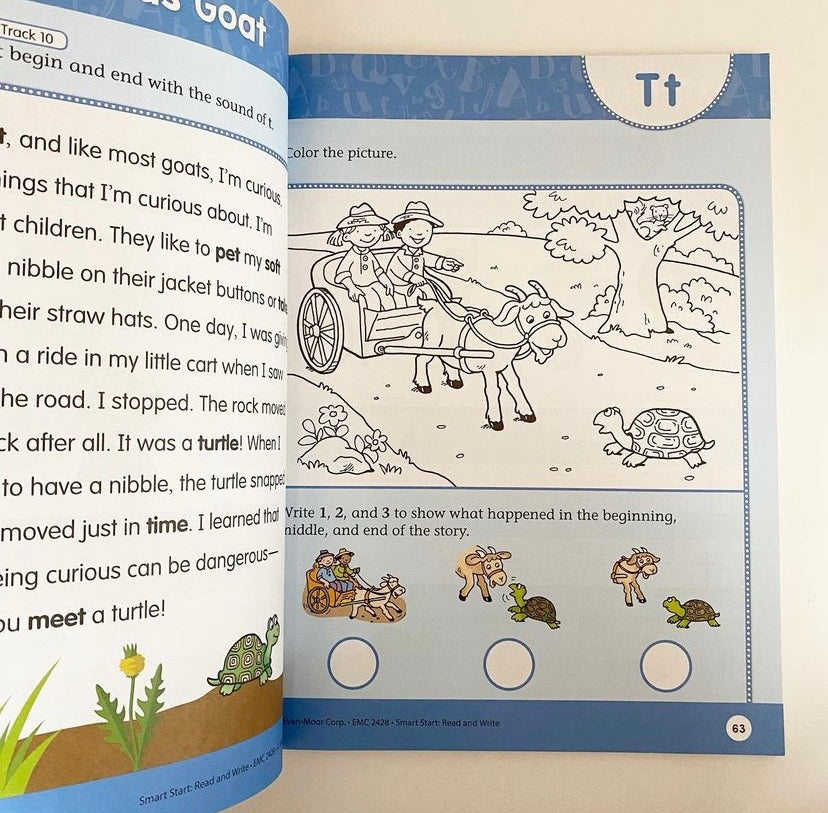 Kindergarten Read and Write Smart Start Workbook