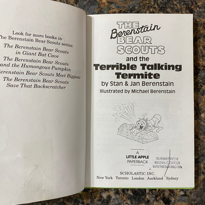 The Berenstain Bear Scouts and the Terrible Talking Termites