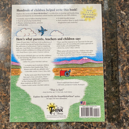 Draw Write Now Book 1: On The Farm, Kids & Critters, Storybook Characters